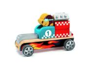 Drewniany składany samochód BOLID. Wydawca: Djeco. Dadada.pl Opakowanie Drewniany składany samochód BOLID