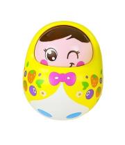 Opakowanie Duża kolorowa Wańka Wstańka lalka dzwoneczek żółta