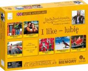Edukacyjne memory  językowe I like lubię. Autor: Beata Pawlikowska. Dadada.pl Okładka książki Edukacyjne memory  językowe I like lubię