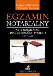 Okładka książki Egzamin notarialny
