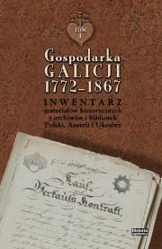 Okładka książki Gospodarka Galicji 1772-1867