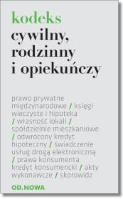 Kodeks cywilny rodzinny i opiekuńczy. Autor: Agnieszka Kaszok. Dadada.pl Okładka książki Kodeks cywilny rodzinny i opiekuńczy