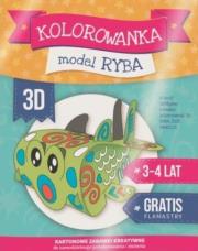Okładka książki Kolorowanka 3D: Ryba