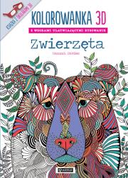 Okładka książki Kolorowanka 3D Zwierzęta