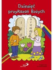 Okładka książki Kolorowanka. Dziesięć przykazań Bożych