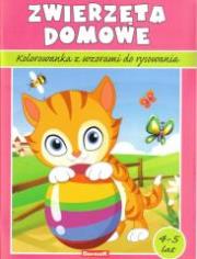 Okładka książki Kolorowanka. Zwierzęta domowe