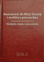 Okładka książki Komentarze do mszy św Rok A