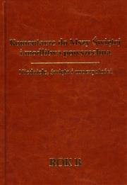 Okładka książki Komentarze do mszy św Rok B