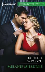 Koncert w Paryżu. Autor: Milburne Melanie. Dadada.pl Okładka książki Koncert w Paryżu