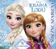 Kraina Lodu. Mroźne szablony. Autor: praca zbiorowa. Dadada.pl Okładka książki Kraina Lodu. Mroźne szablony