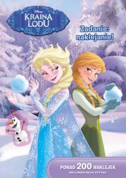 Okładka książki kraina lodu. Zadanie naklejanie!