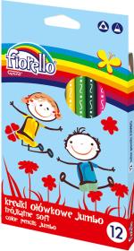 Opakowanie Kredki ołówkowe trójkątne Jumbo Super Soft 12 kolorów