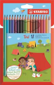 Opakowanie Kredki Trio cienkie 18 sztuk