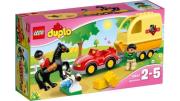 Lego Duplo Przyczepa dla koni. Autor: Duplo. Dadada.pl Okładka książki Lego Duplo Przyczepa dla koni