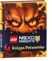 Lego Nexo Knights Księga potworów. Autor: John Derevlany, Mark Hoffmeier. Dadada.pl Okładka książki Lego Nexo Knights Księga potworów