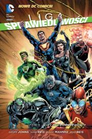 Liga Sprawiedliwości. Wieczni bohaterowie, tom 5. Autor: Geoff Johns, Ivan Reis, Mahnke Doug. Dadada.pl Okładka książki Liga Sprawiedliwości. Wieczni bohaterowie, tom 5