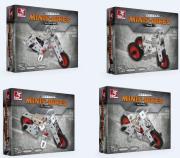 Opakowanie Metalowe konstrukcje - Motocykle mix TOY KRAFT