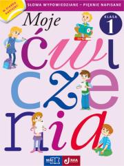 Okładka książki Moje Ćwiczenia. Słowa wypowiedziane, pięknie napisane