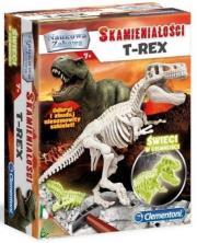 Okładka książki Naukowa zabawa. Skamieniałości. T-Rex fluoresc