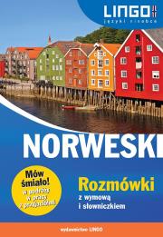Norweski Rozmówki z wymową i słowniczkiem Mów śmiało!. Autor: Izabela Krepsztul. Dadada.pl Okładka książki Norweski Rozmówki z wymową i słowniczkiem Mów śmiało!
