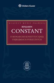 Okładka książki O monarchii konstytucyjnej i rękojmiach publicznych