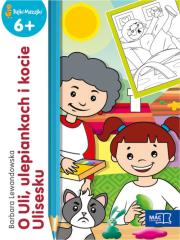 O Uli, ulepiankach i o kocie Ulisesku. Autor: Barbara Lewandowska-Szwarc. Dadada.pl Okładka książki O Uli, ulepiankach i o kocie Ulisesku