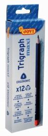 Ołówki trójkątne maxi (12szt) JOVI. Wydawca: JOVI. Dadada.pl Opakowanie Ołówki trójkątne maxi (12szt) JOVI