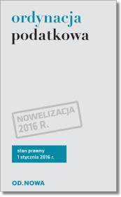 Okładka książki Ordynacja podatkowa