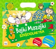 Pakiet Bajkimazajki dla sześciolatka. Autor: Barbara Lewandowska-Szwarc. Dadada.pl Okładka książki Pakiet Bajkimazajki dla sześciolatka