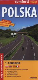 Polska mapa samochodowa 2016 1:1 000 000. Wydawca: ExpressMap. Dadada.pl Opakowanie Polska mapa samochodowa 2016 1:1 000 000