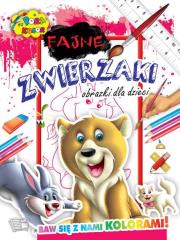 Okładka książki Pora na kolor - Fajne Zwierzęta