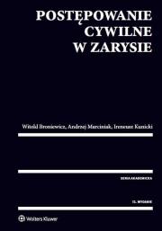 Okładka książki Postępowanie cywilne w zarysie w.2016