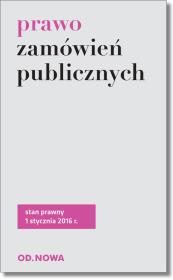Prawo zamówień publicznych. Autor: OPRACOWANIE  ZBIOROWE. Dadada.pl Okładka książki Prawo zamówień publicznych