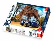Opakowanie Puzzle 260 Stylowy samochód k. wieży Eiffla TREFL