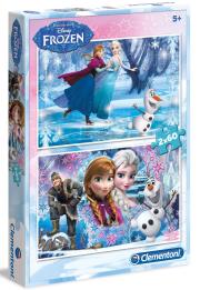 Okładka książki Puzzle 2x60 Kraina Lodu