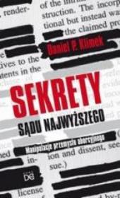 Okładka książki Sekrety Sądu Najwyższego. Manip. przemysłu aborc.