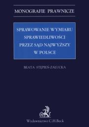 Okładka książki Sprawozdanie wymiaru sprawiedliwości przez Sąd Najwyższy w polsce