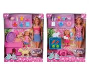 Okładka książki Steffi i Evi ze zwierzątkami, różne rodzaje