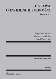 Okładka książki Ustawa o ewidencji ludności Komentarz