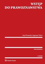 Okładka książki Wstęp do prawoznawstwa