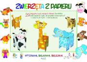 Okładka książki Wycinam składam sklejam Zwierzęta z papieru