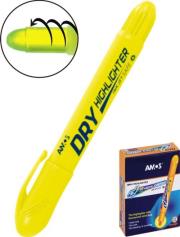 Opakowanie Zakreślacz w sztyfcie HLD12 Żółty 12 sztuk