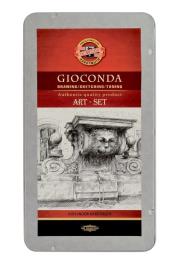 Opakowanie Zestaw do szkicowania Gioconda w metalowej kasetce