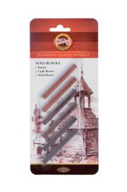 Opakowanie Zestaw sztyftów w odcieniach sepii 6 sztuk