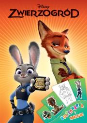 Okładka książki Zwierzogród Kolorowanka i naklejki