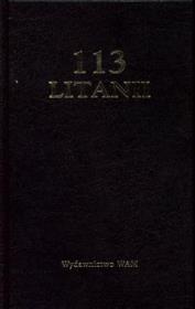 Okładka książki 113 litanii czarne