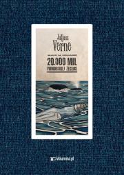 20000 mil podmorskiej żeglugi. Autor: Juliusz Verne. Dadada.pl Okładka książki 20000 mil podmorskiej żeglugi