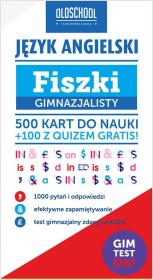 ANGIELSKIE FISZKI 500 GIM+100 FISZEK Z QUIZEM-LINGO. Autor: Ewa Fleischer-Iwan. Dadada.pl Okładka książki ANGIELSKIE FISZKI 500 GIM+100 FISZEK Z QUIZEM-LINGO