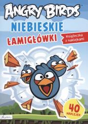 Angry Birds. Niebieskie łamigłówki. Autor: Opracowanie zbiorowe. Dadada.pl Okładka książki Angry Birds. Niebieskie łamigłówki