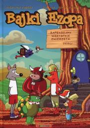 Bajki Ezopa Komiks. Autor: Zaręba Wiesława. Dadada.pl Okładka książki Bajki Ezopa Komiks